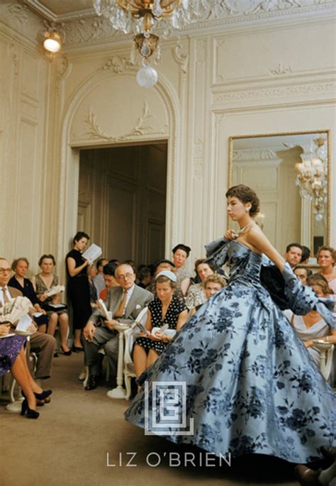 compiegne dior dress|Dior Blue Compiegne Dress, 1954 by Mark Shaw .